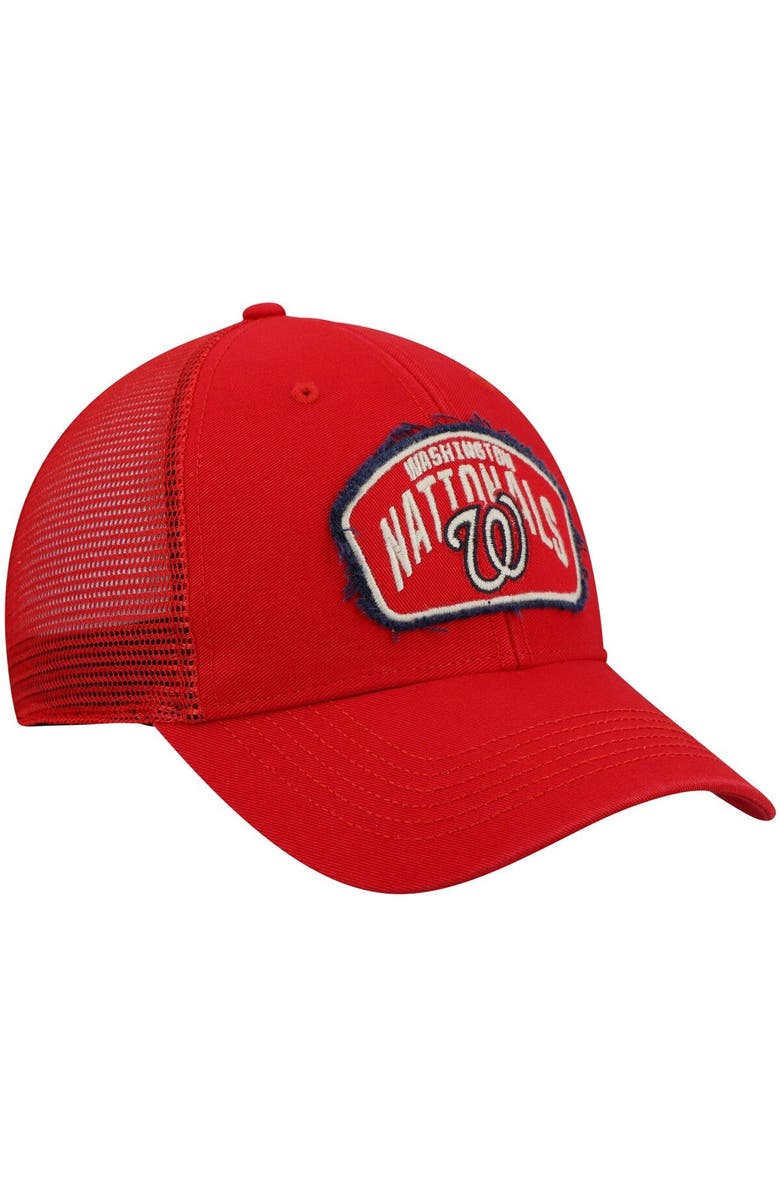 '47 Men's '47 Red Washington Nationals Cledus MVP Trucker Snapback Hat, Alternate, color, Red