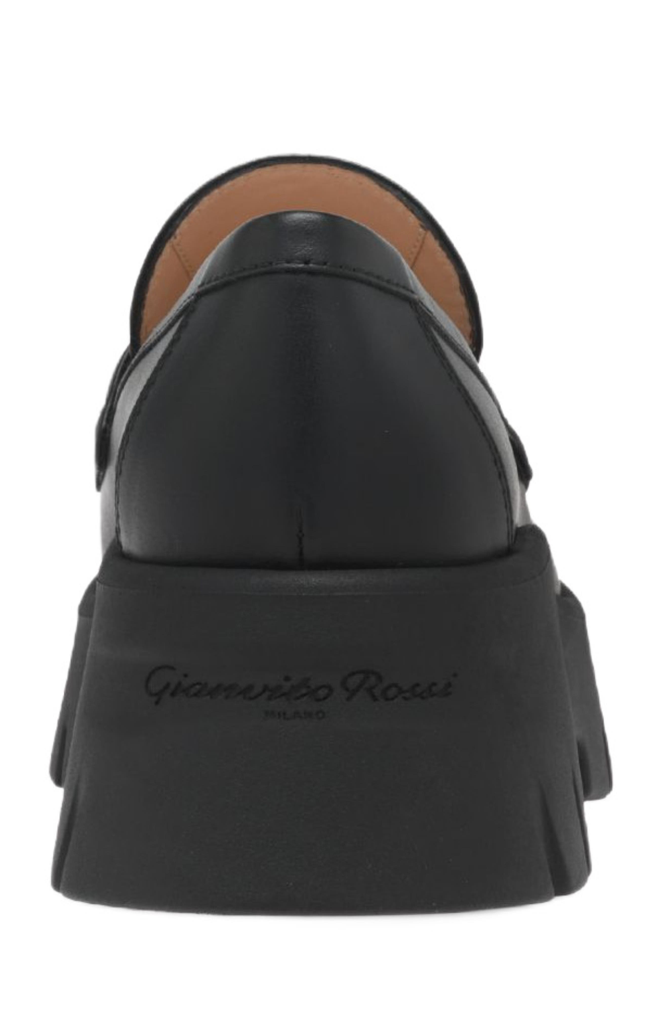 Gianvito Rossi Farren Flats, Alternate, color, Black