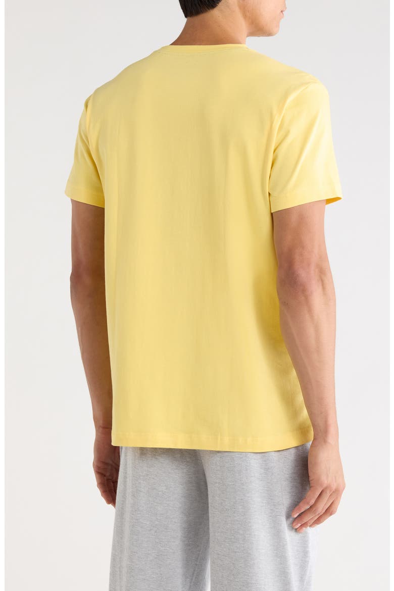 Stretch Cotton Sleep T-Shirt, Alternate, color, YELLOW