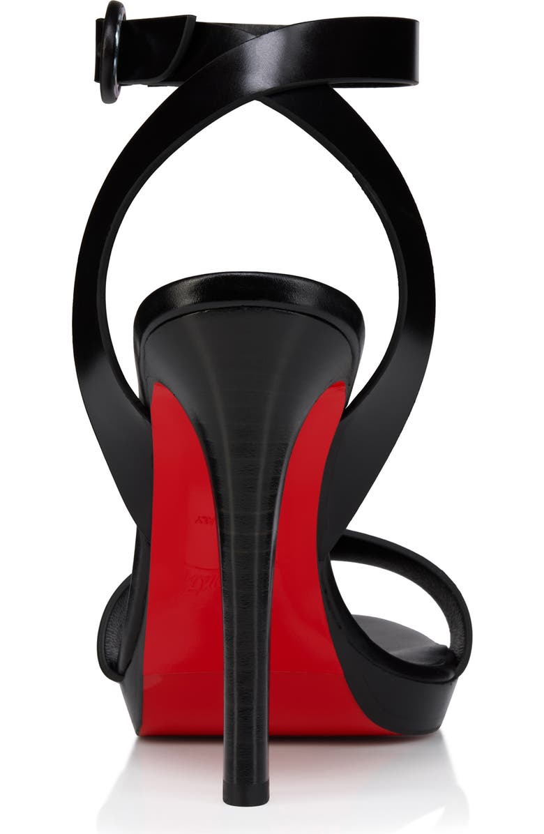Christian Louboutin Fanny Sandal, Alternate, color, Black/ Lin Black/ Bk