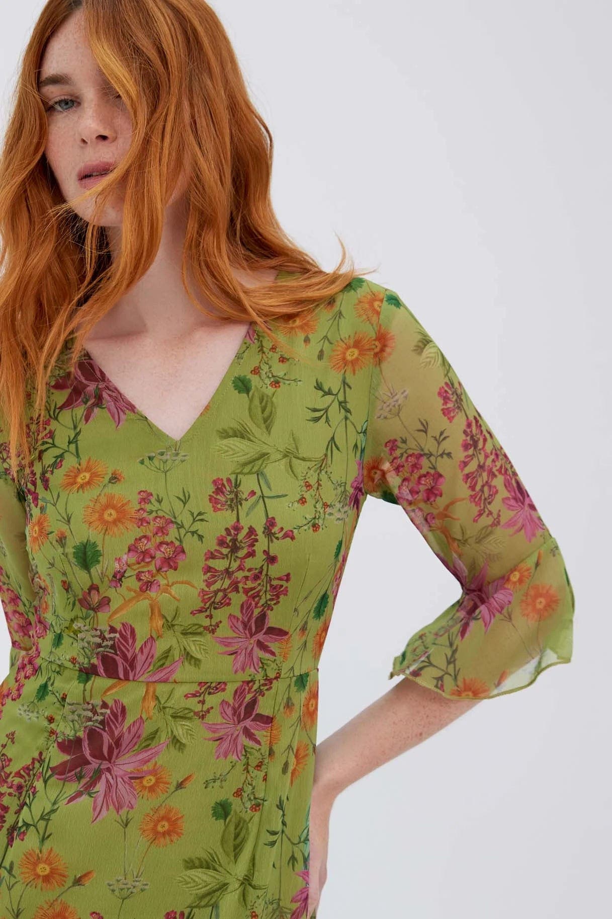 Alicia Green Dress - image 2