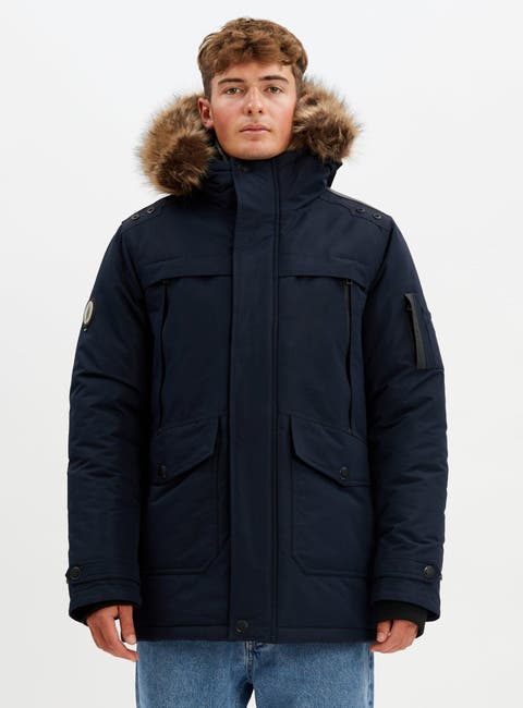 HOODED MID-LENGTH PARKA