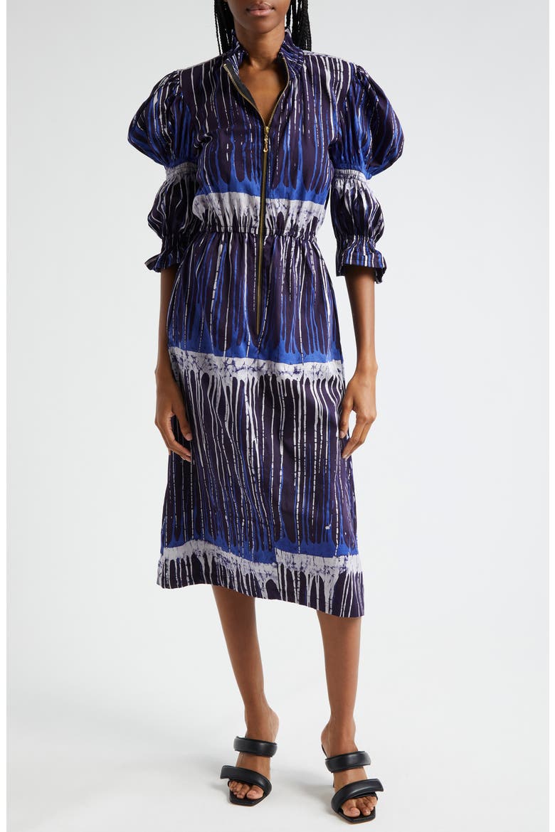Alaiye Midi Dress, Main, color, BLUE