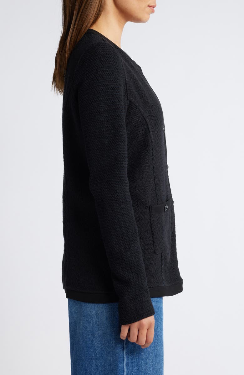 NIC+ZOE Knit Jacket, Alternate, color, Black Onyx