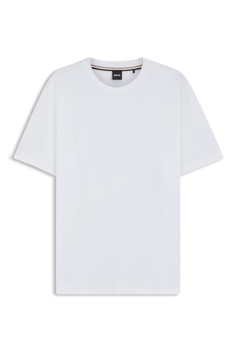 Thompson Solid Cotton T-Shirt, Alternate, color, WHITE