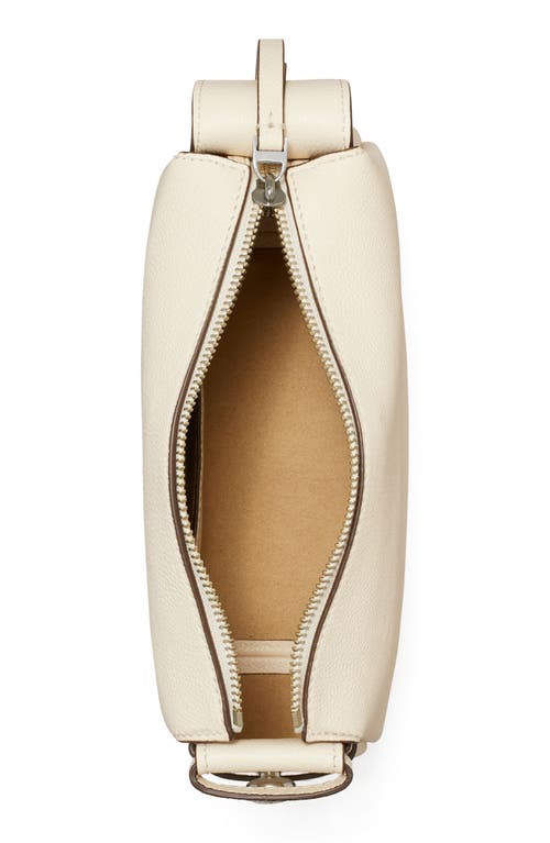 Tory Burch Small Romy Leather Shoulder Bag In Sand