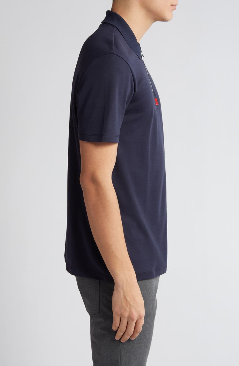 HUGO Deresom Zip Polo, Alternate, color, 