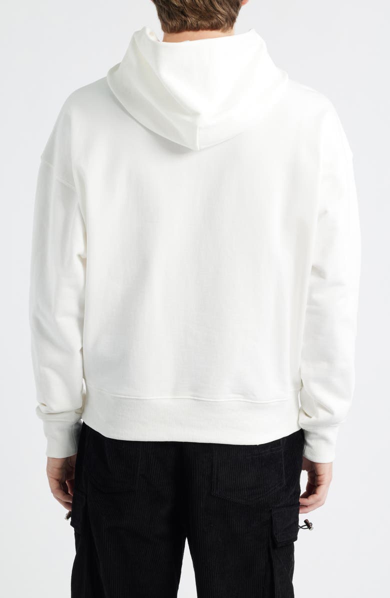 CRIMINAL DAMAGE Worldwide Cotton Graphic Hoodie, Alternate, color, Off White/Blue/Red