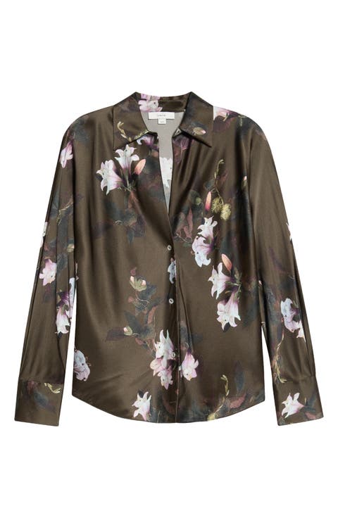 Lily Vine Silk Shirt