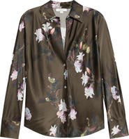 Vince Lily Vine Silk Shirt