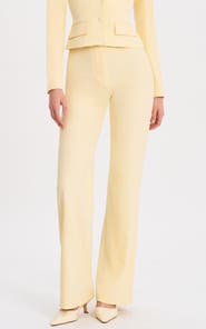 Miss Circle Quinnie Slim Straigh Leg Suit Pants