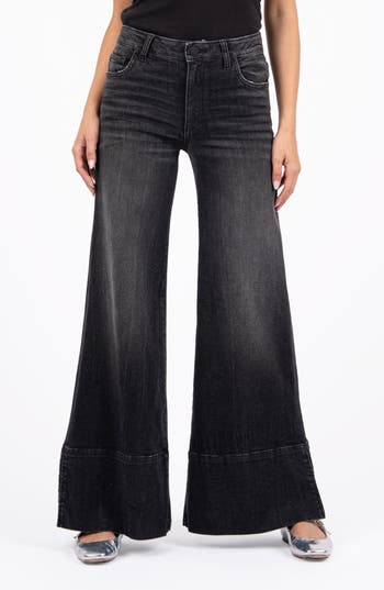 Kut From The Kloth Goldie High Waist Super Flare Jeans In Streamline