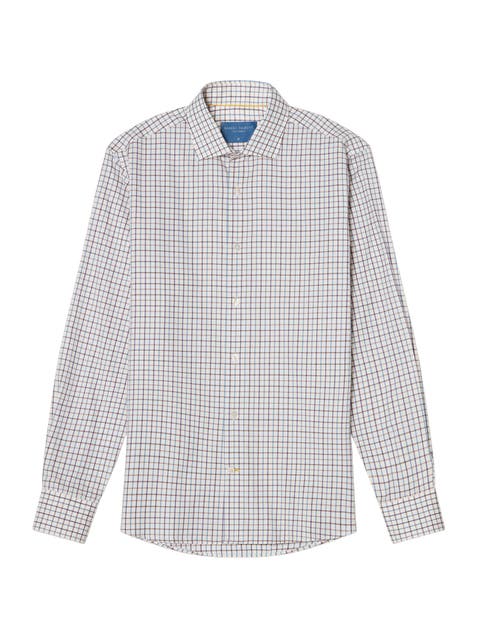 Reynolds Ultra Light Weight Brushed Tattersall Shirt