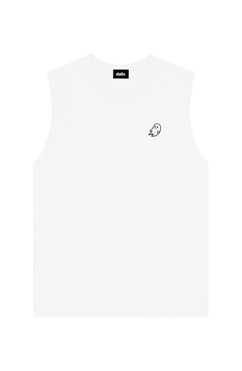 Mens Ghost Lightweight Cotton Tank