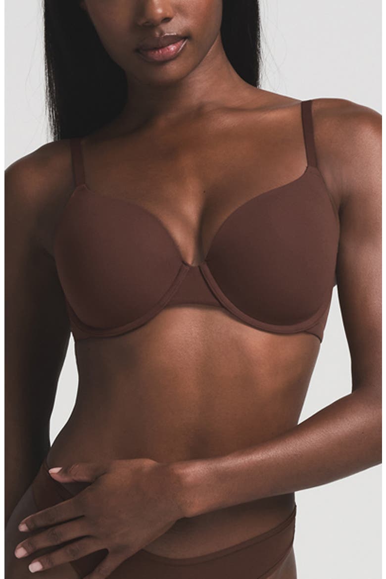 Fits Everybody T-Shirt Bra, Main, color, COCOA