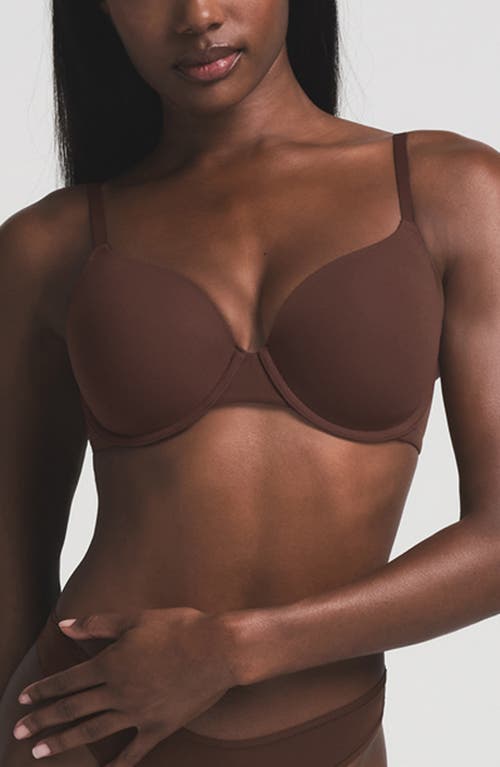 Skims Fits Everybody Push-up Bra In Cocoa