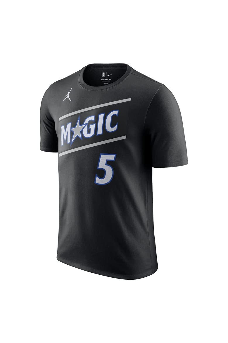 Unisex Jordan Brand Paolo Banchero Black Orlando Magic Name & Number T-Shirt - Statement Edition, Alternate, color, Black