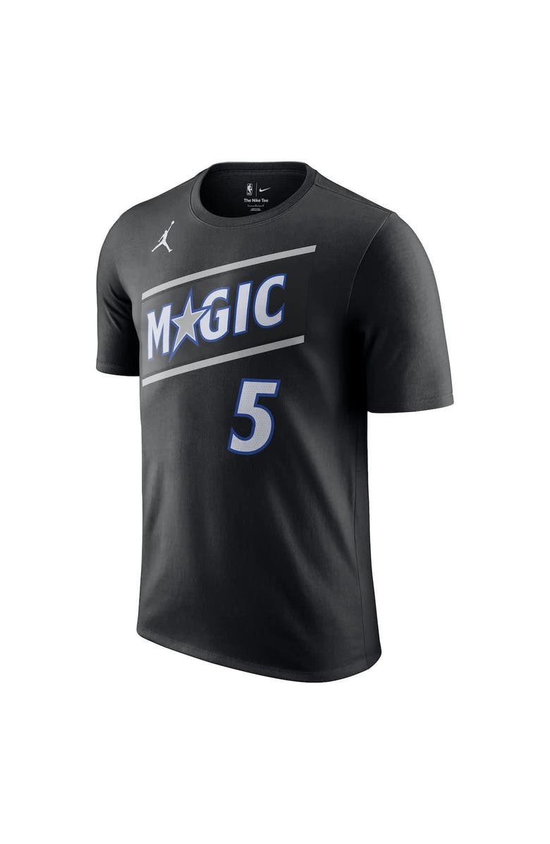 Jordan Brand Unisex Jordan Brand Paolo Banchero Black Orlando Magic Name 
Number T-Shirt - Statement Edition, Alternate, color, Black