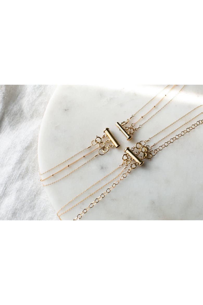 Layered Necklace Clasp Detangler, Alternate, color, Gold