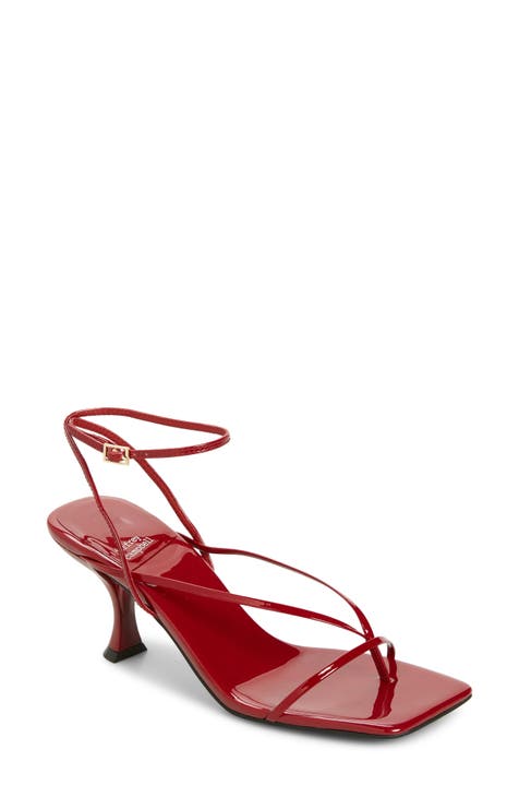 Women s Red Strappy Sandals Heels Nordstrom