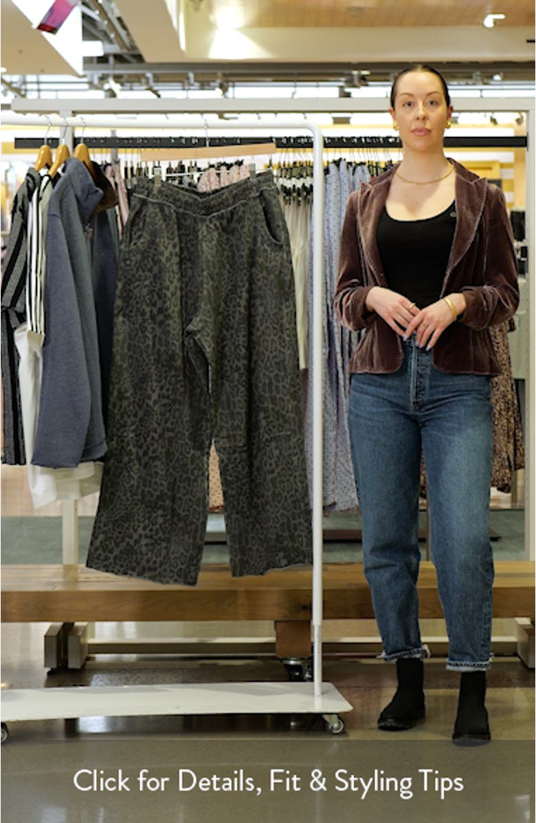 Leopard Print Monster Sweatpants, sales video thumbnail