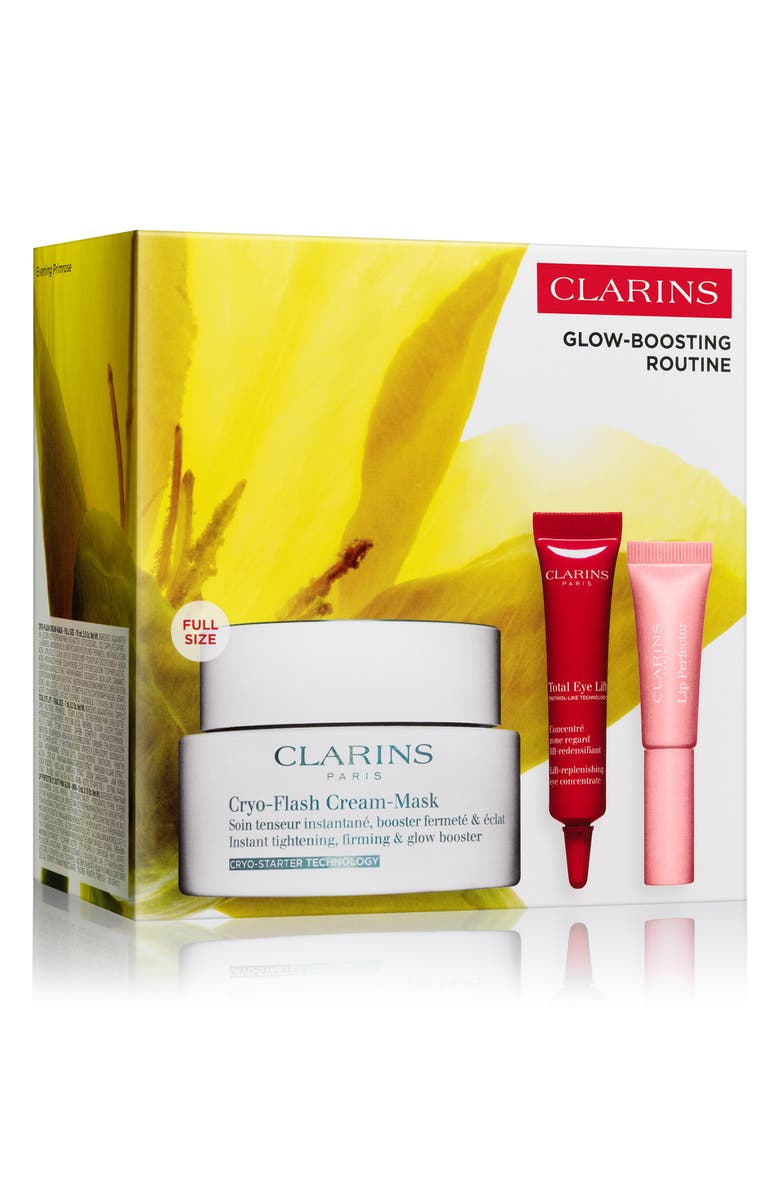 Clarins Glow-Boosting Cryo-Flash Mask Set (Limited Edition) $136 Value, Alternate, color,