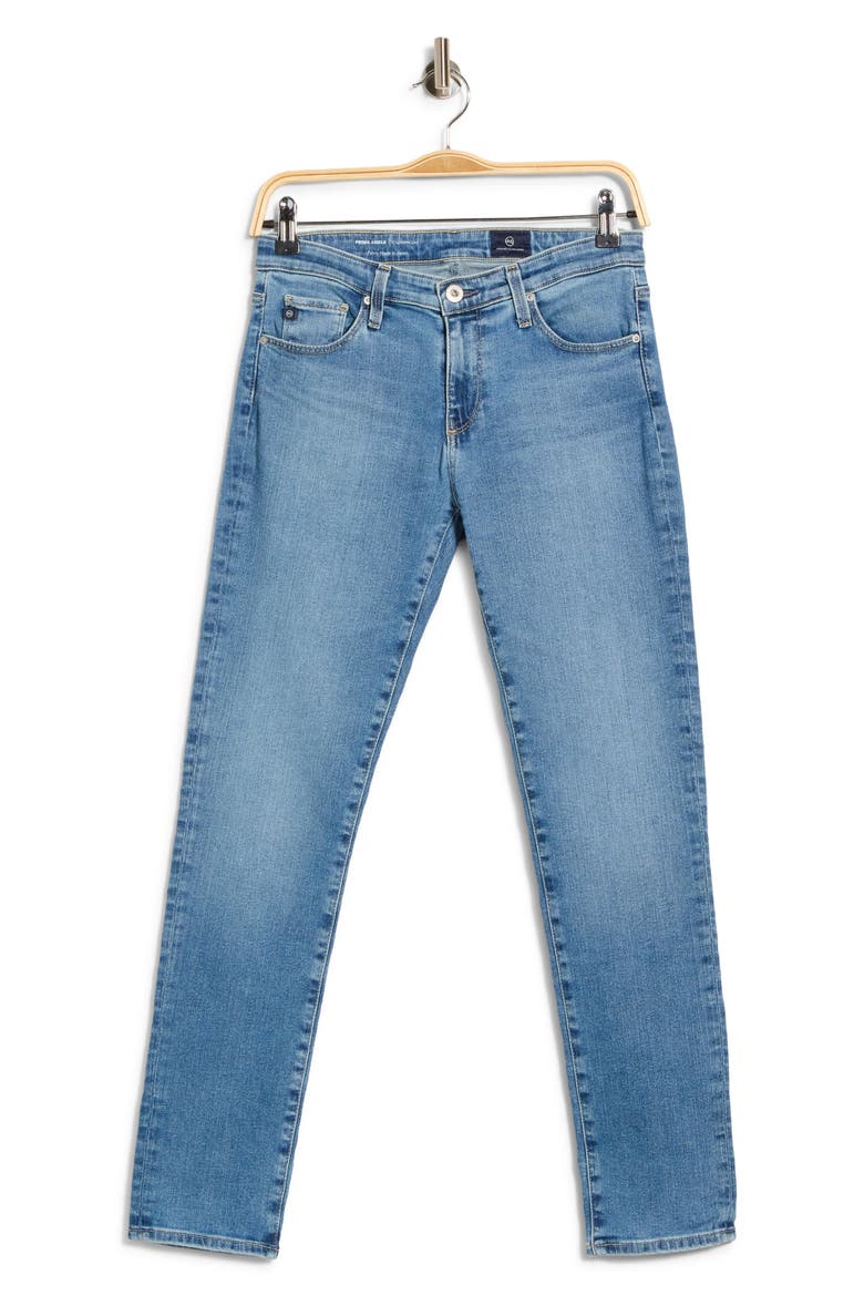 ag prima ankle cigarette jeans Adriano Goldschmied Women's The Jeans, Concord, 23 at Amazon Women's store Soft Stretch Denim in white Women Prima Ankle White at
