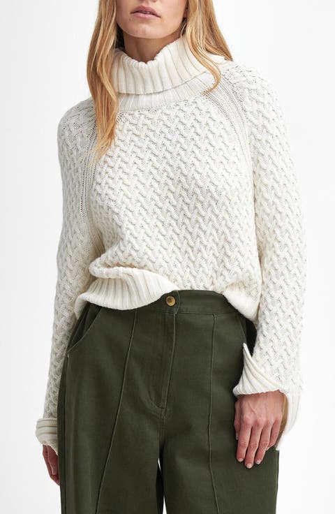 Malton Basket Texture Turtleneck Sweater