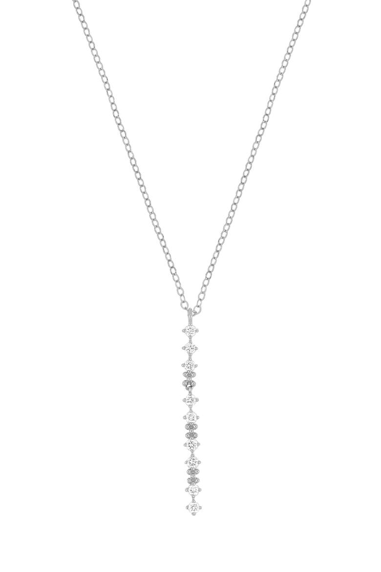 Mykonos Diamond Y-Necklace, Main, color, 18K WHITE GOLD