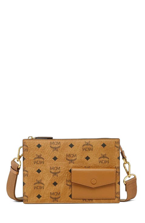 Aren Standing Crossbody Pouch in Visetos