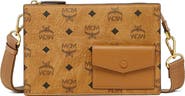 MCM Aren Standing Crossbody Pouch in Visetos