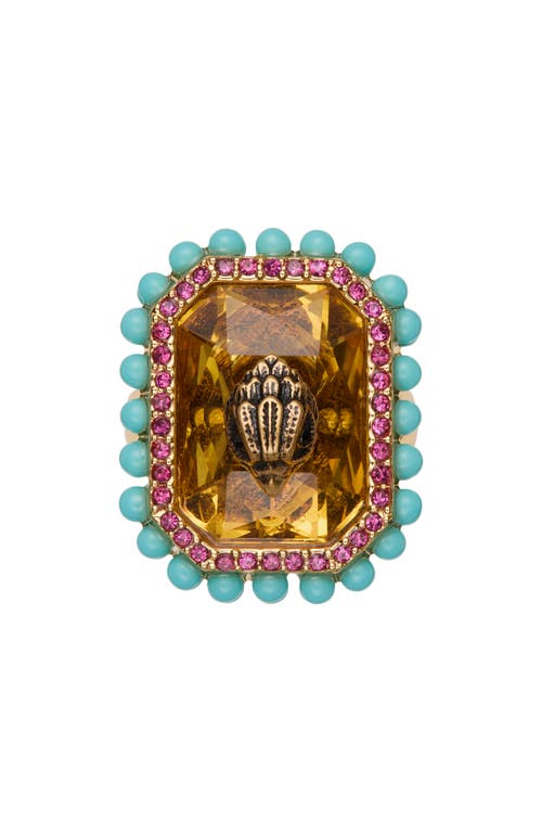 KURT GEIGER KURT GEIGER LONDON EAGLE HEAD COCKTAIL RING