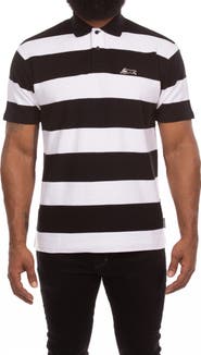ICECREAM Big Dripper Stripe Polo