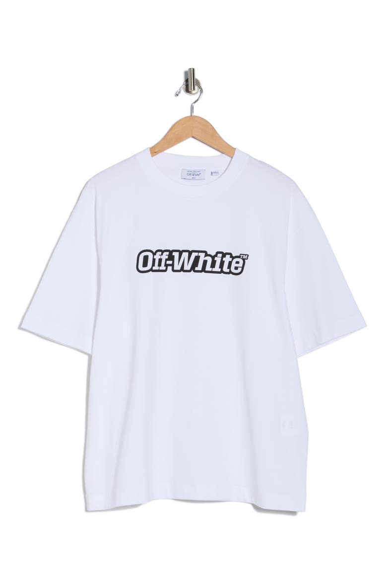 Logo Graphic T-Shirt, Alternate, color, WHITE-BLACK