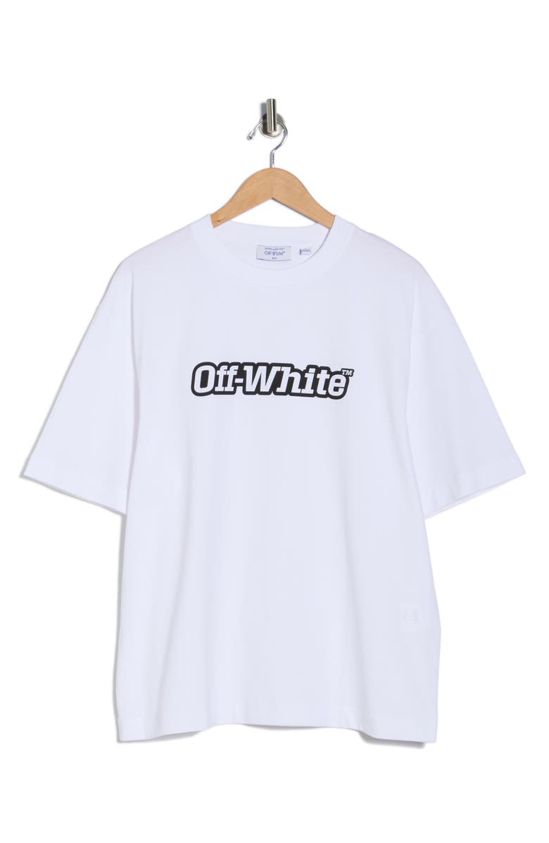 Off-White Logo Graphic T-Shirt, Alternate, color, White-Black