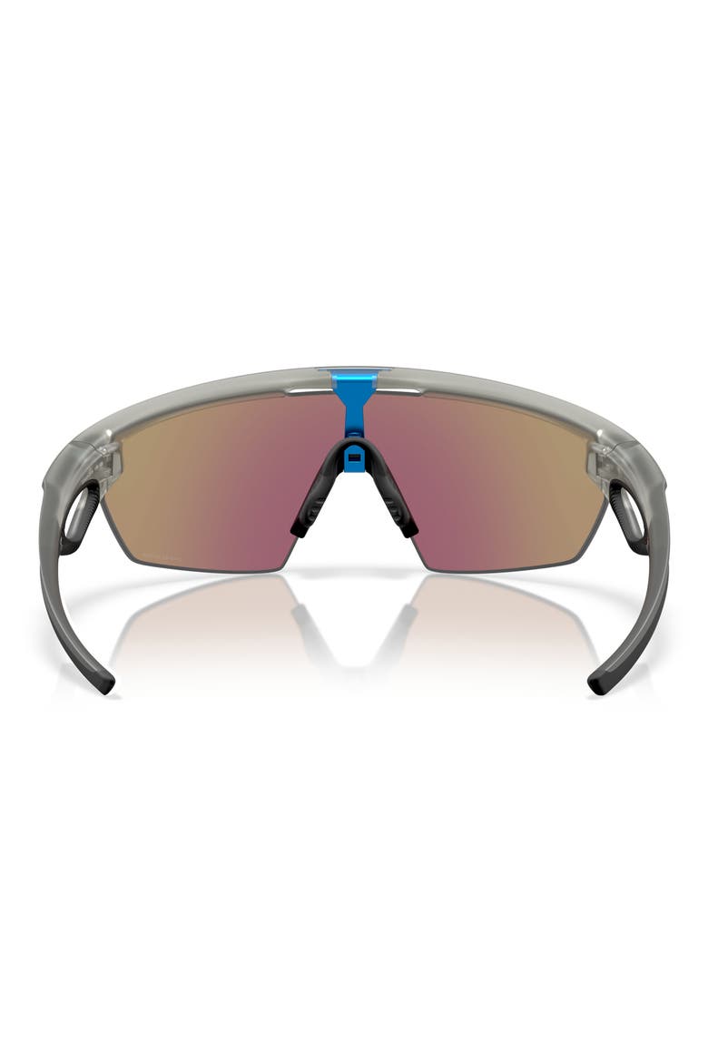 Prizm™ Road Sport 36mm Rectangular Sunglasses, Alternate, color, MATTE GREY/ SAPPHIRE