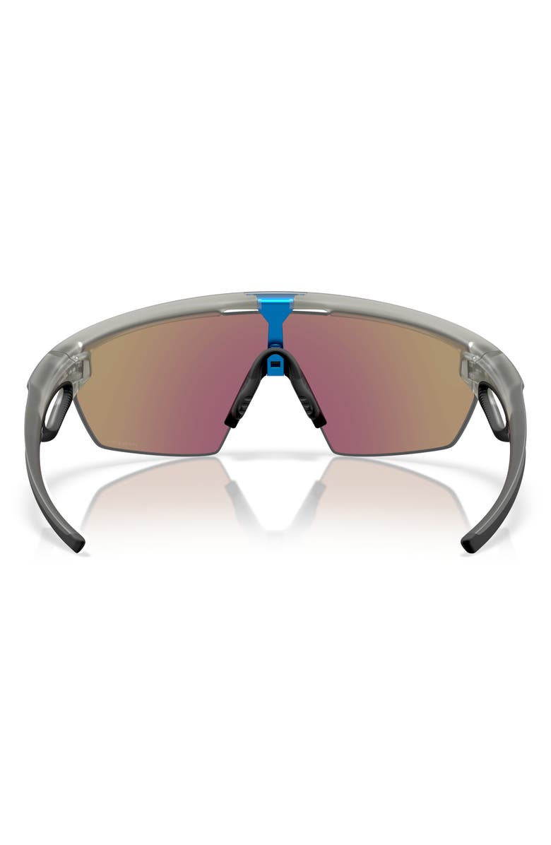 Oakley Prizm<sup>™</sup> Road Sport 36mm Rectangular Sunglasses, Alternate, color, Matte Grey/ Sapphire