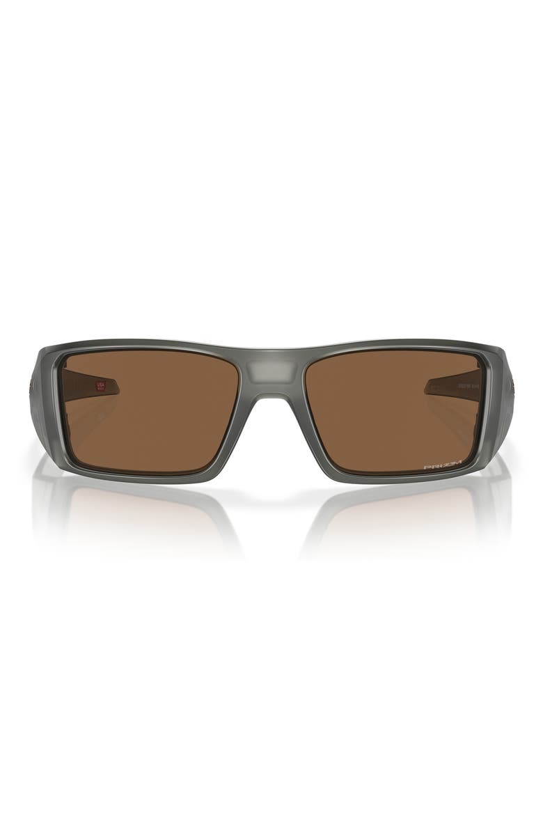 Heliostat 61mm Prizm™ Rectangular Sunglasses, Main, color, BRONZE