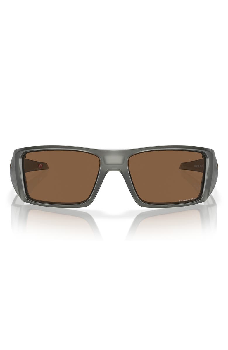 Oakley Heliostat 61mm Prizm<sup>™</sup> Rectangular Sunglasses, Main, color, 