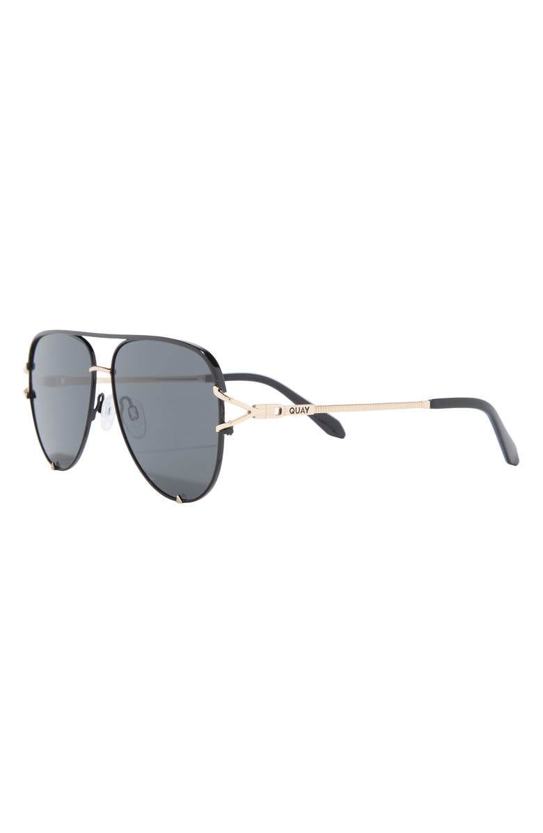QUAY 60mm Aviator Sunglasses, Alternate, color,