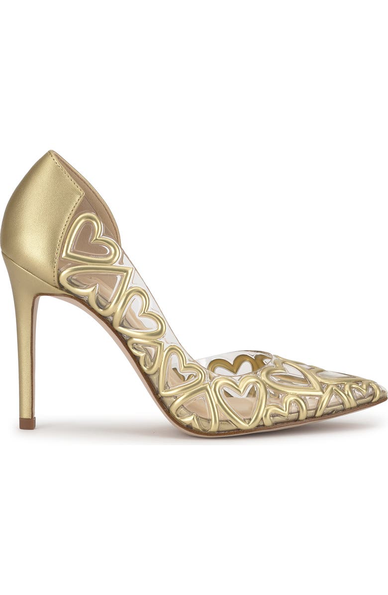Jessica Simpson Palvin Half d'Orsay Pointed Toe Pump, Alternate, color, Yellow 03