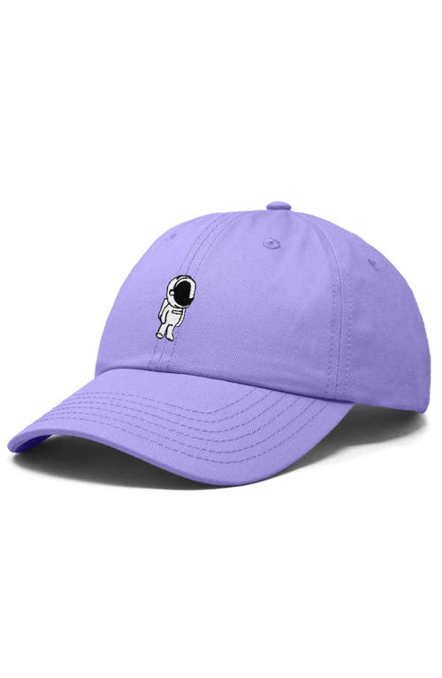 Dalix Astronaut Embroidered Space Hat In Lavender