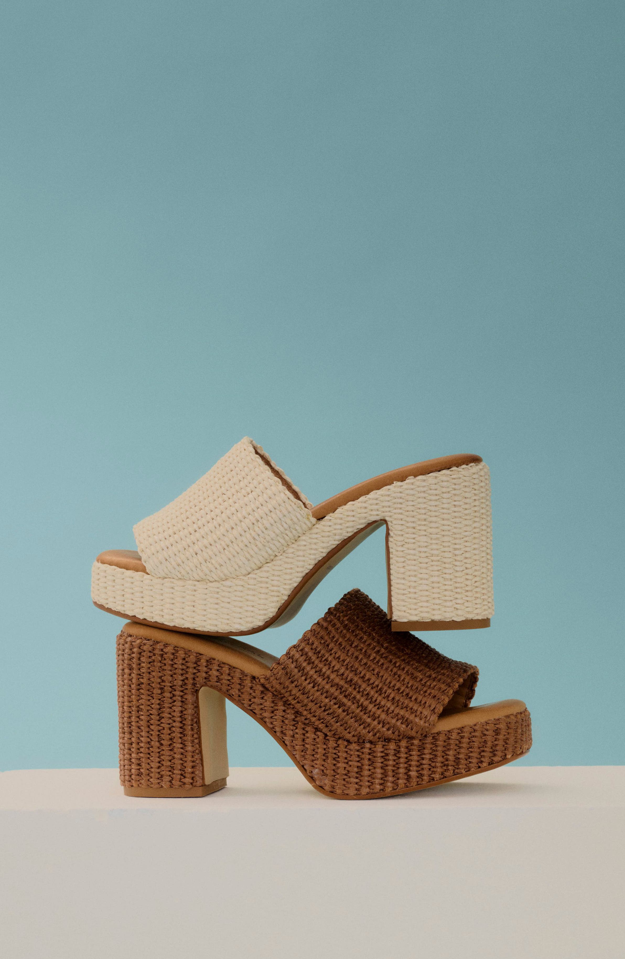 Skattebo Platform Sandal, Alternate, color, OFF WHITE