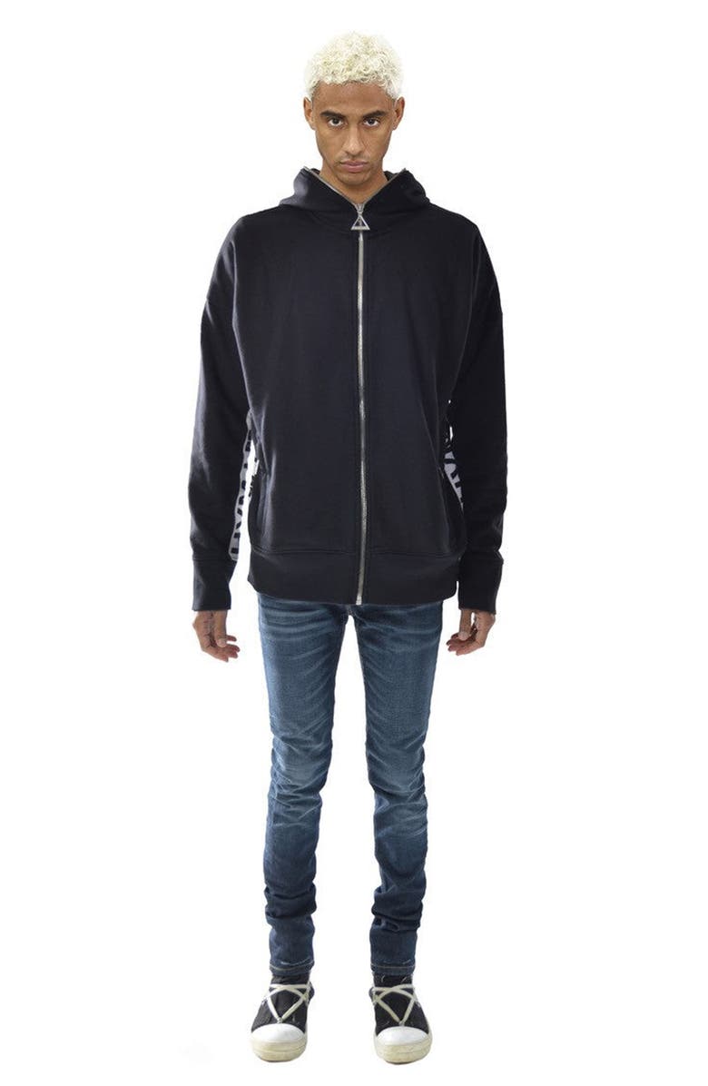 HVMAN Strat Punk Super Skinny Jeans, Main, color, Origin