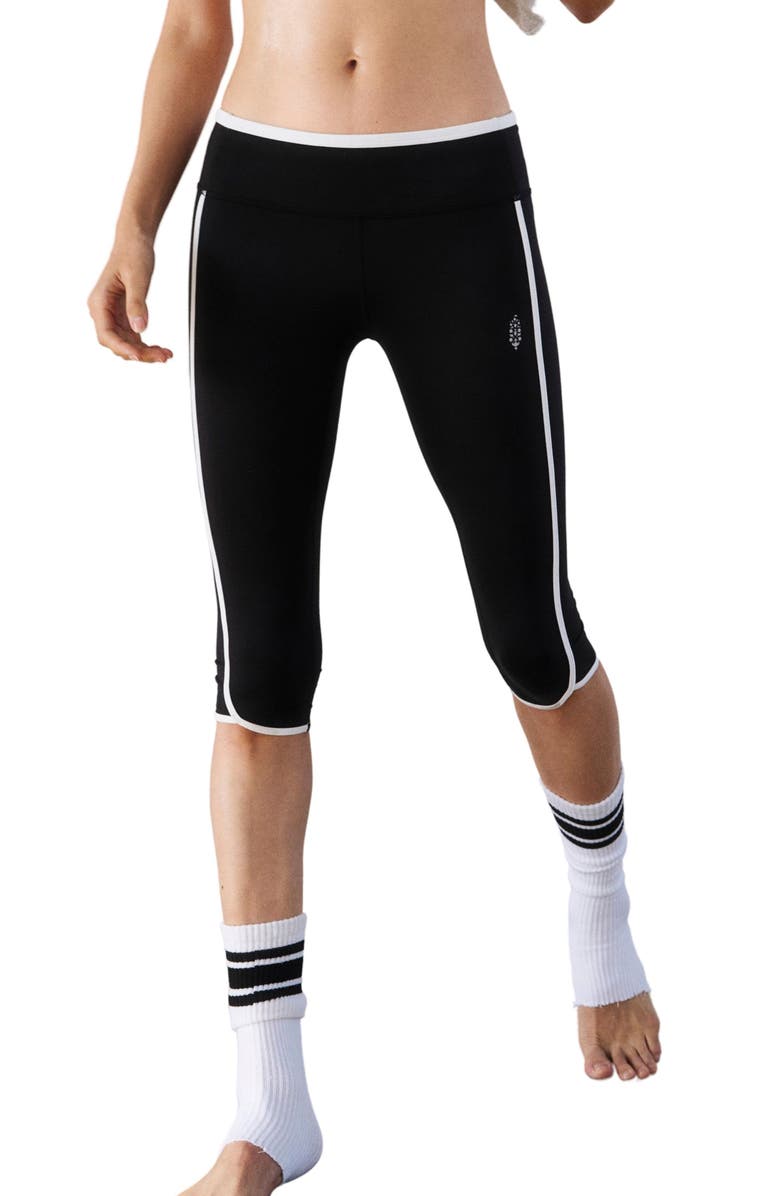 Free People FP Movement Mini & Mighty Crop Leggings, Main, color, Black