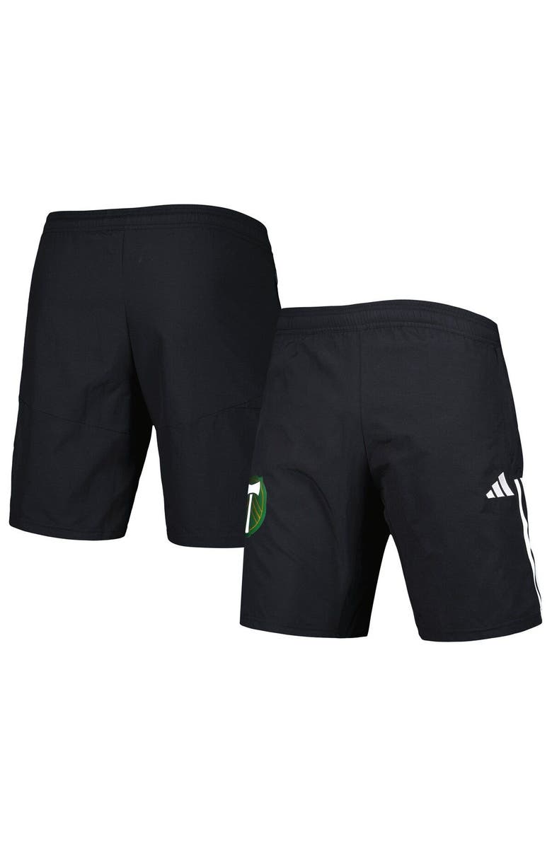 adidas Men's adidas Black Portland Timbers Downtime Shorts, Main, color, Black