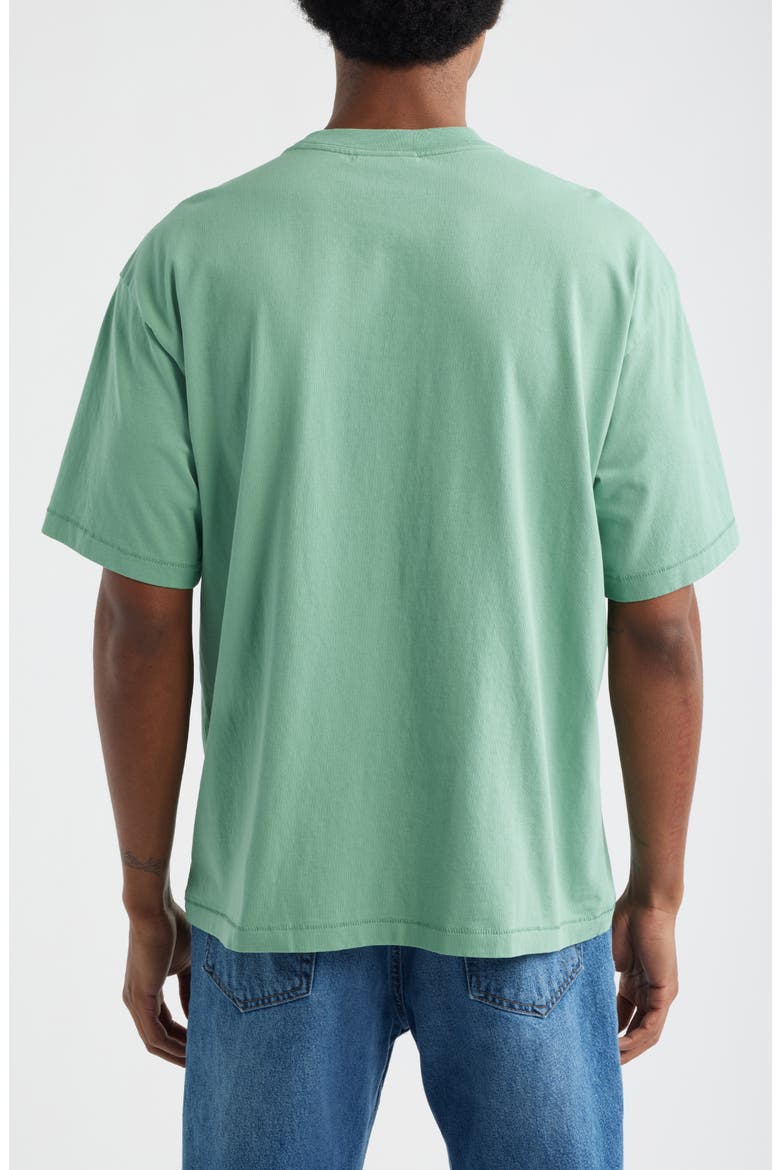 Making It Rain Bear Graphic Cotton T-Shirt, Alternate, color, GREEN