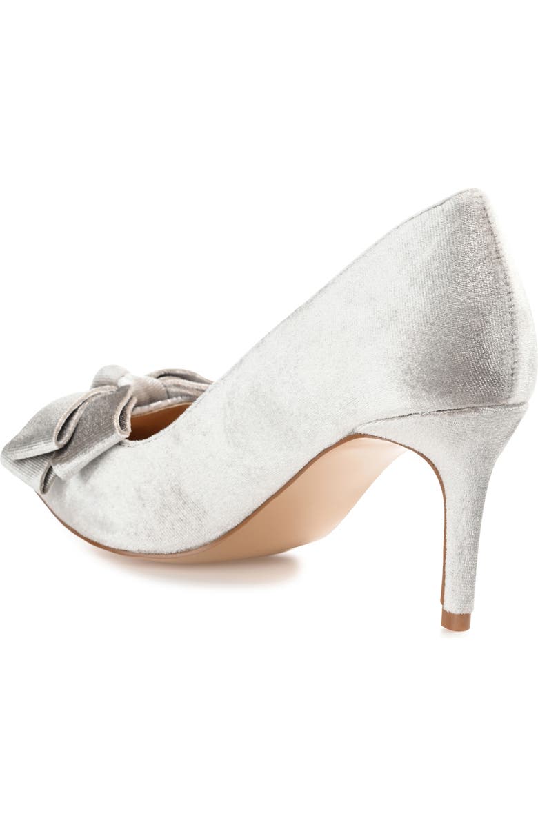 Journee Collection Crystol Pump, Alternate, color, Grey