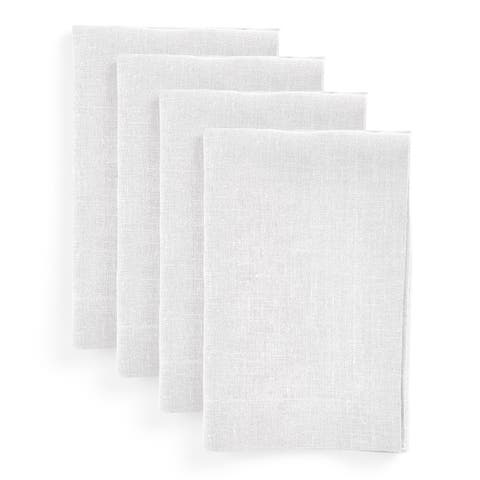 Linen Dinner Napkins Set of 4, 20 x 20 Inch for Dining Table, Holiday and Everyday Table Decor - Diana