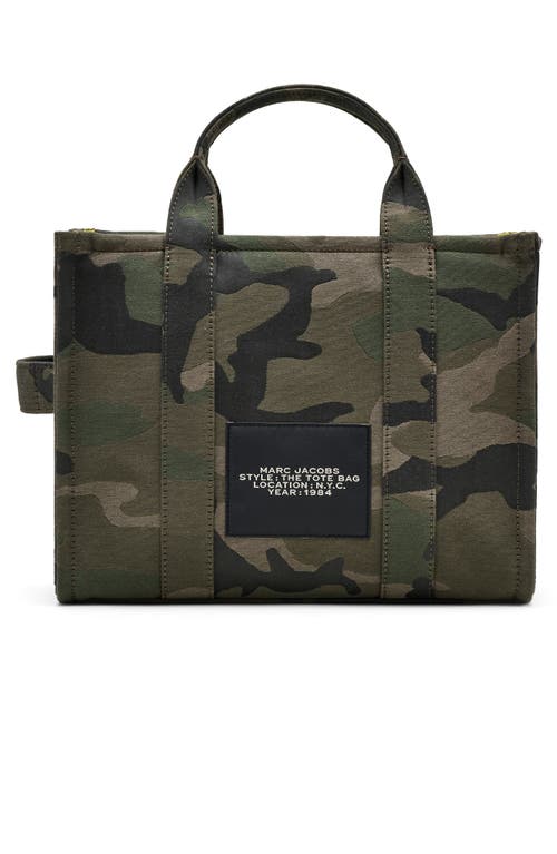 Marc Jacobs Womens Camo Multi The Camo Jacquard Medium Tote Bag In Camo Multi